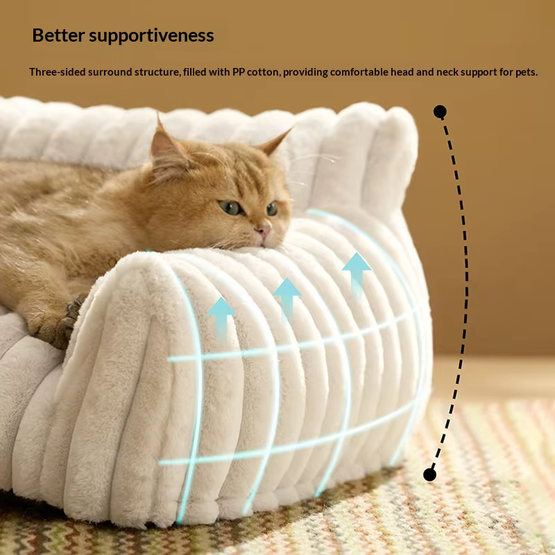 Sofá cama lavable para perros y gatos con colchón suave - imagen 5