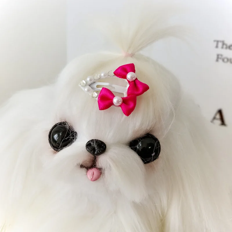 Pinzas de aseo canino diseño perlas