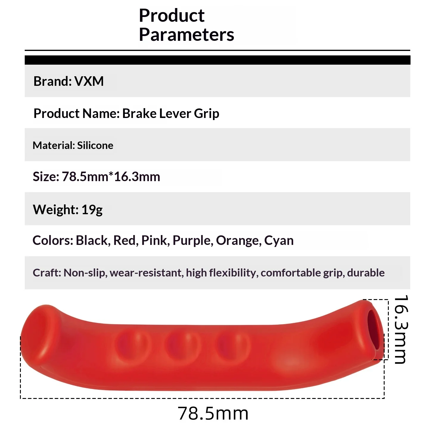 Protector de frenos MTB de silicona para manetas de bicicleta - imagen 5