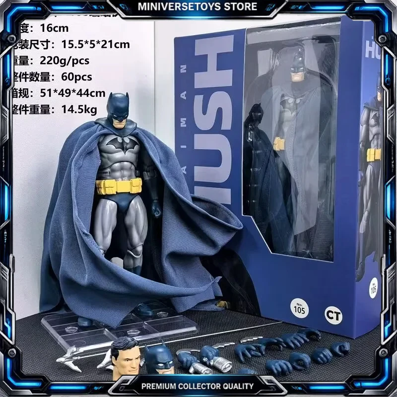 Figura Coleccionable Batman Hush Mafex DC – Versión Azul CT Factory - imagen 2