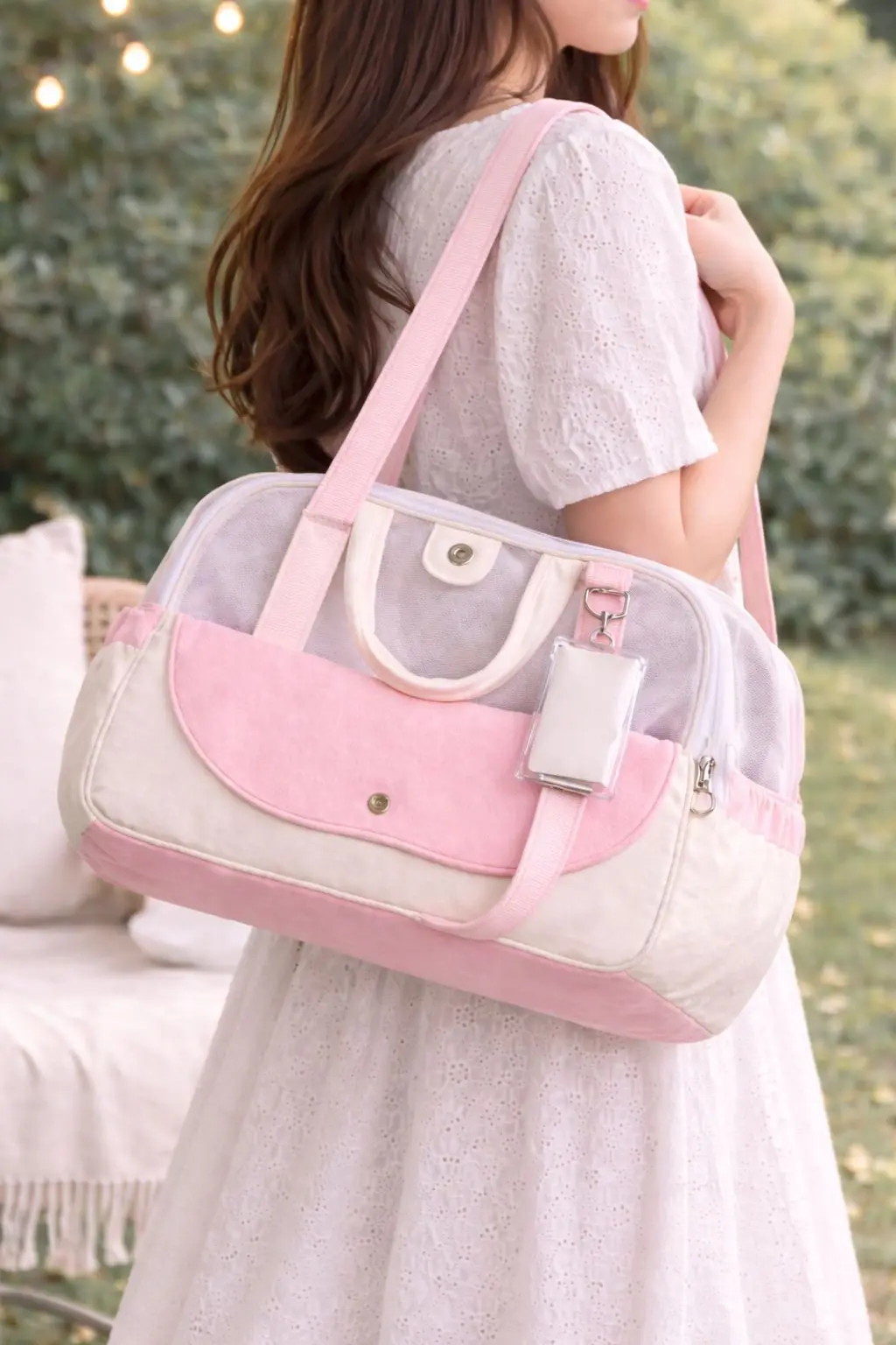 Bolsa de transporte para mascotas con malla transpirable