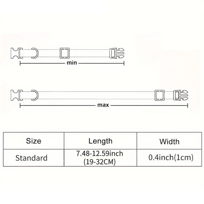 Collar de identificación antipérdida con placa para gatos y perros - imagen 3