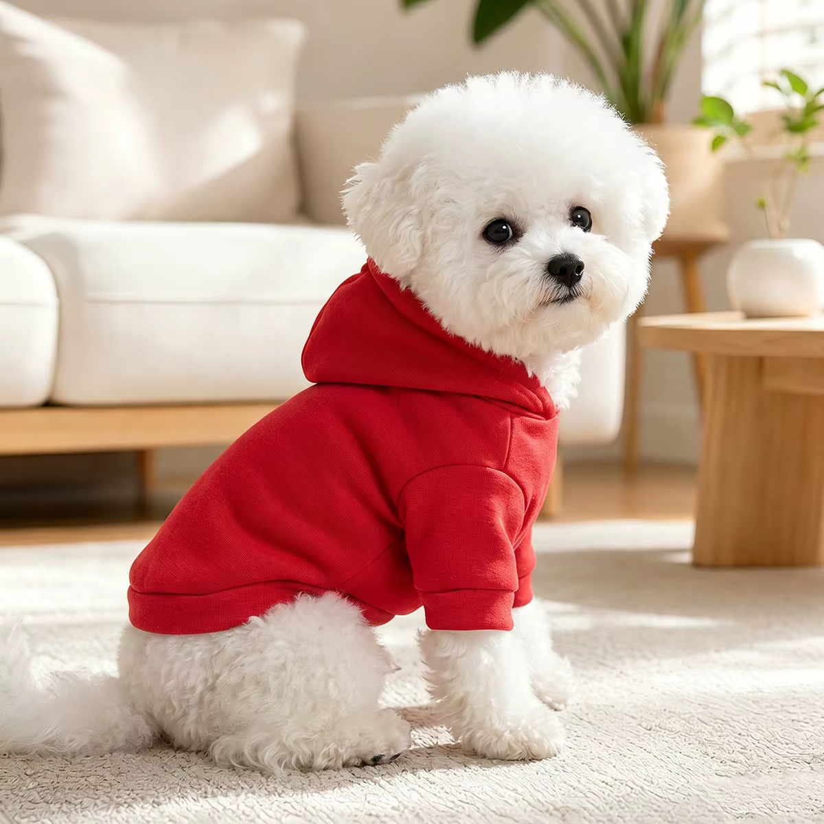 Sudadera invierno con capucha para perros Chihuahua Yorkshire pequeños - imagen 4