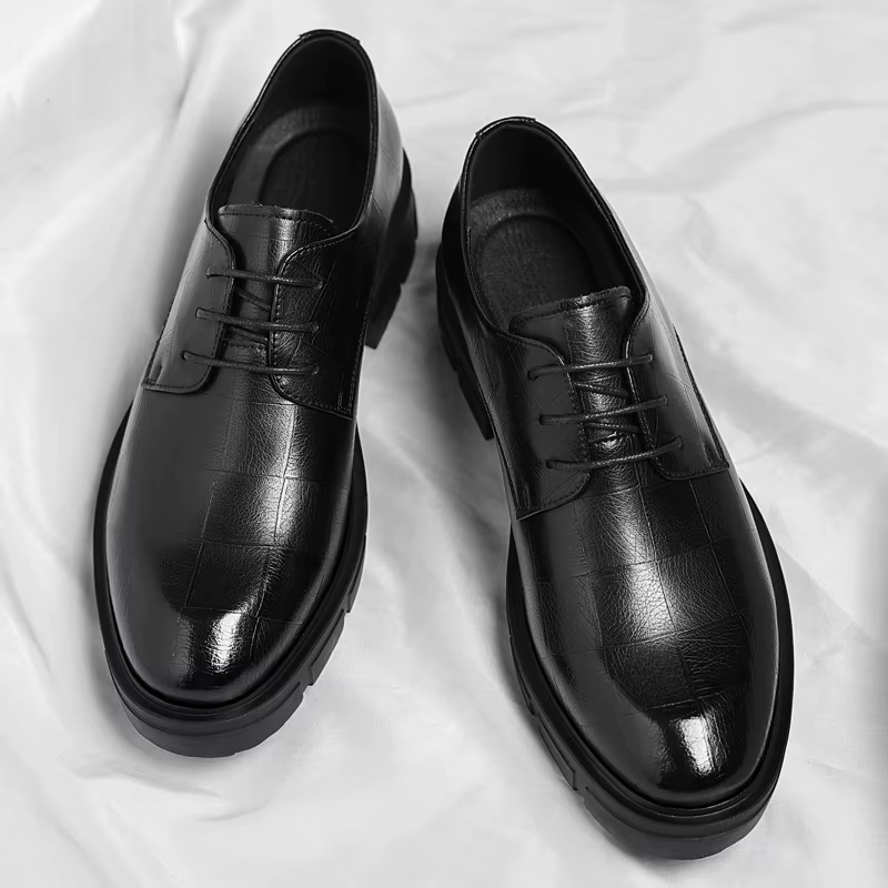 Zapatos Formales de Hombre con Suela Gruesa – Modernos para Oficina y Negocios