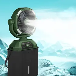Ventilador nebulización exterior para gatos y perros, enfriador aire