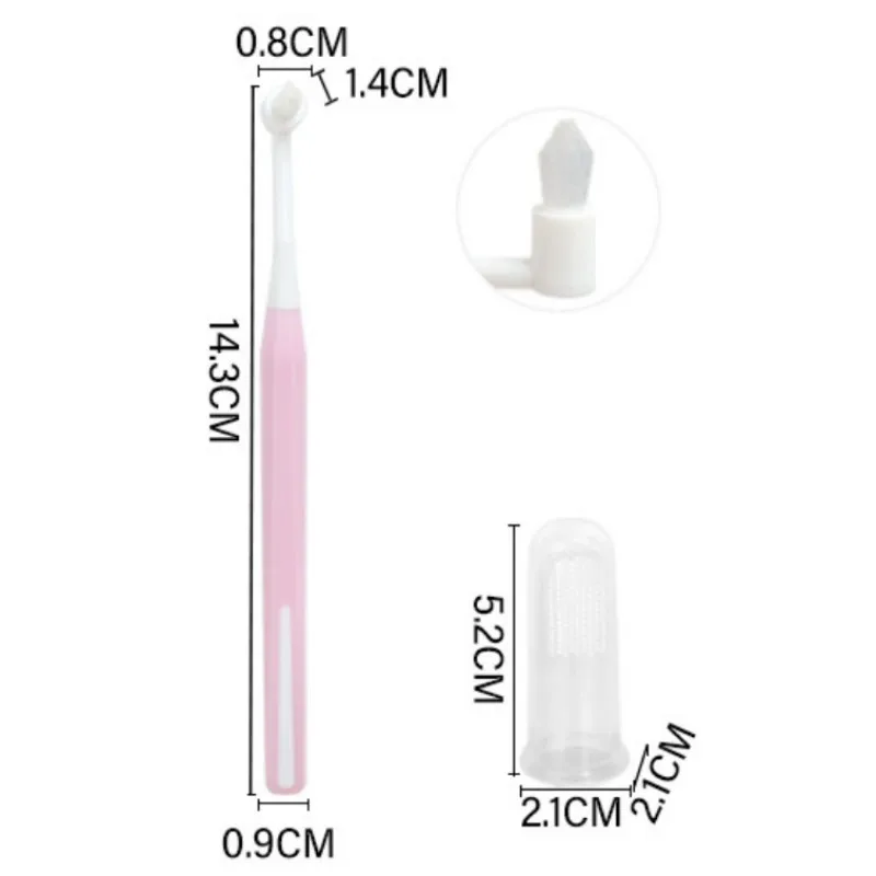Cepillo dental para perro con mango ergonómico