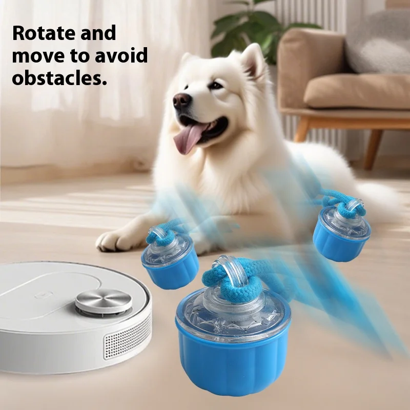 Juguete interactivo para perros: pelota mordedor con USB y cuerda - imagen 3