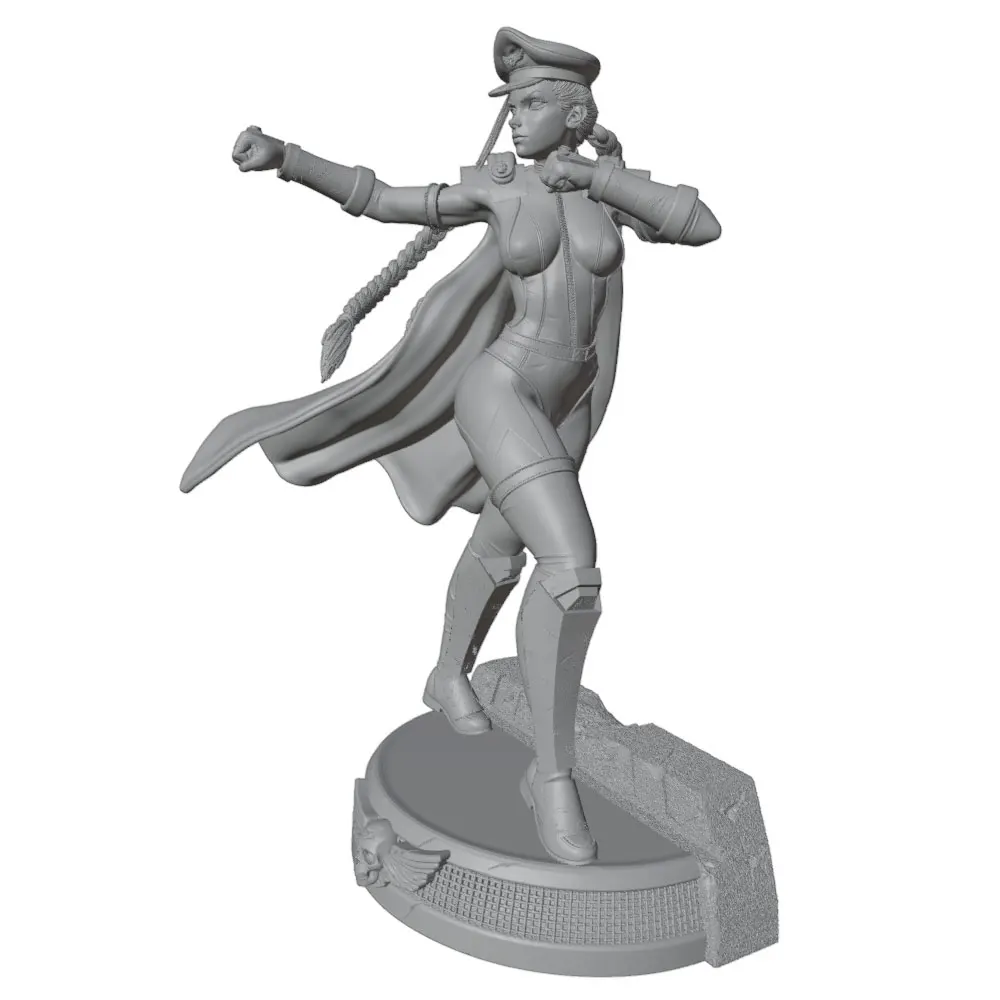 Figura de resina gris 3D DIY sin montar y sin pintar - imagen 4