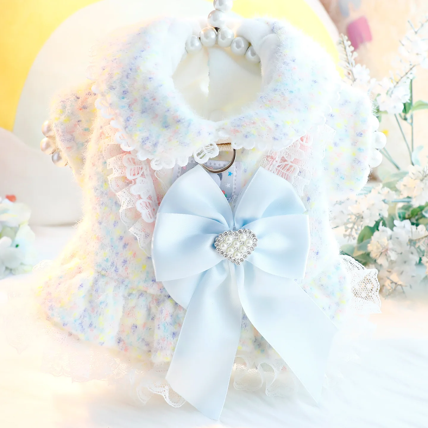 Vestido Princesa Cálido para Perros Pequeños y Cachorros - imagen 2