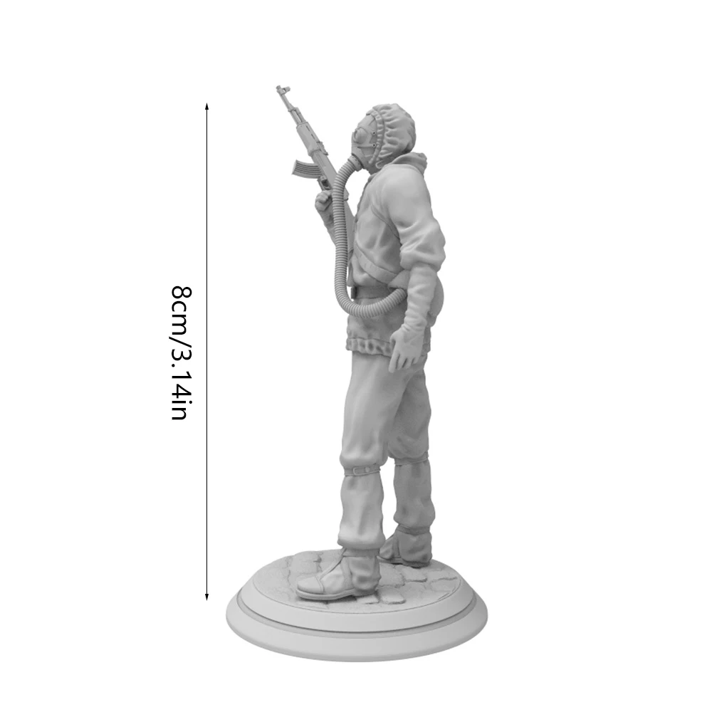 Figura completa sin pintar para coloreado manual
