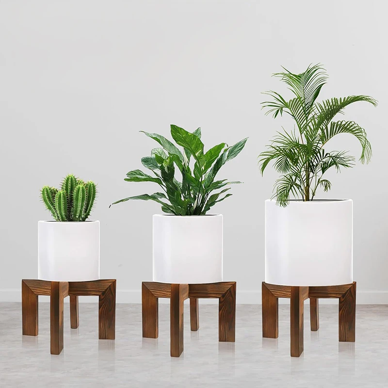 Soporte de Madera para Macetas y Bonsáis – Bandejas y Estante de Jardín - imagen 2