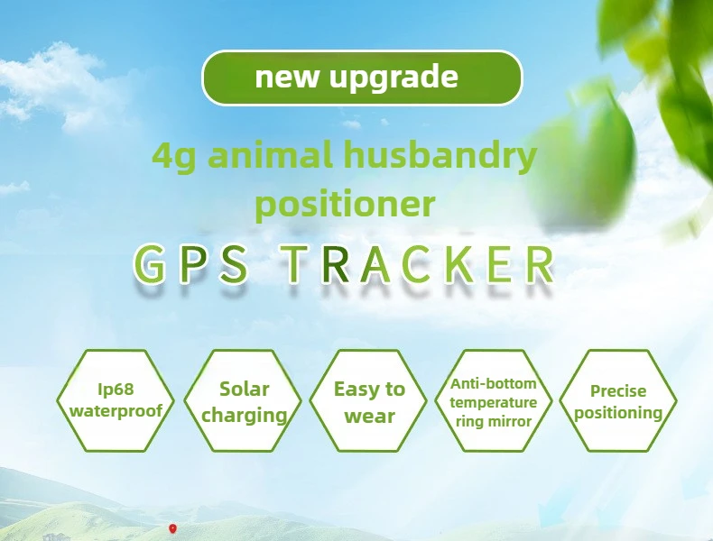 Vista frontal del rastreador GPS solar 4G