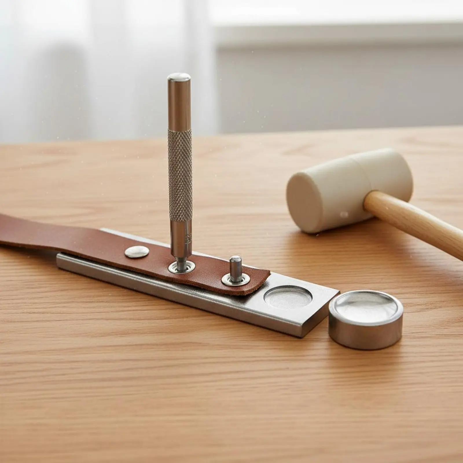 Kit broches a presión para ropa de gatos y perros, con perforador