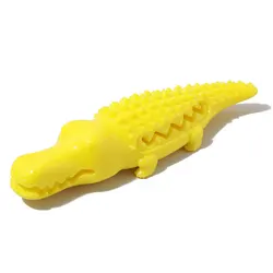 Juguete para masticar con forma de cocodrilo: limpieza dental