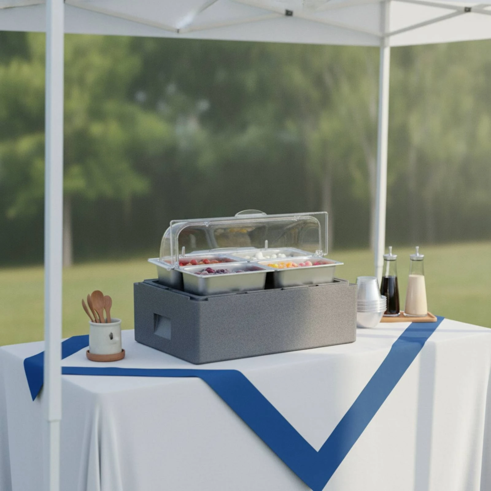 Caja Aislada para Alimentos con Bandejas - Contenedor para Catering y Buffets - imagen 2