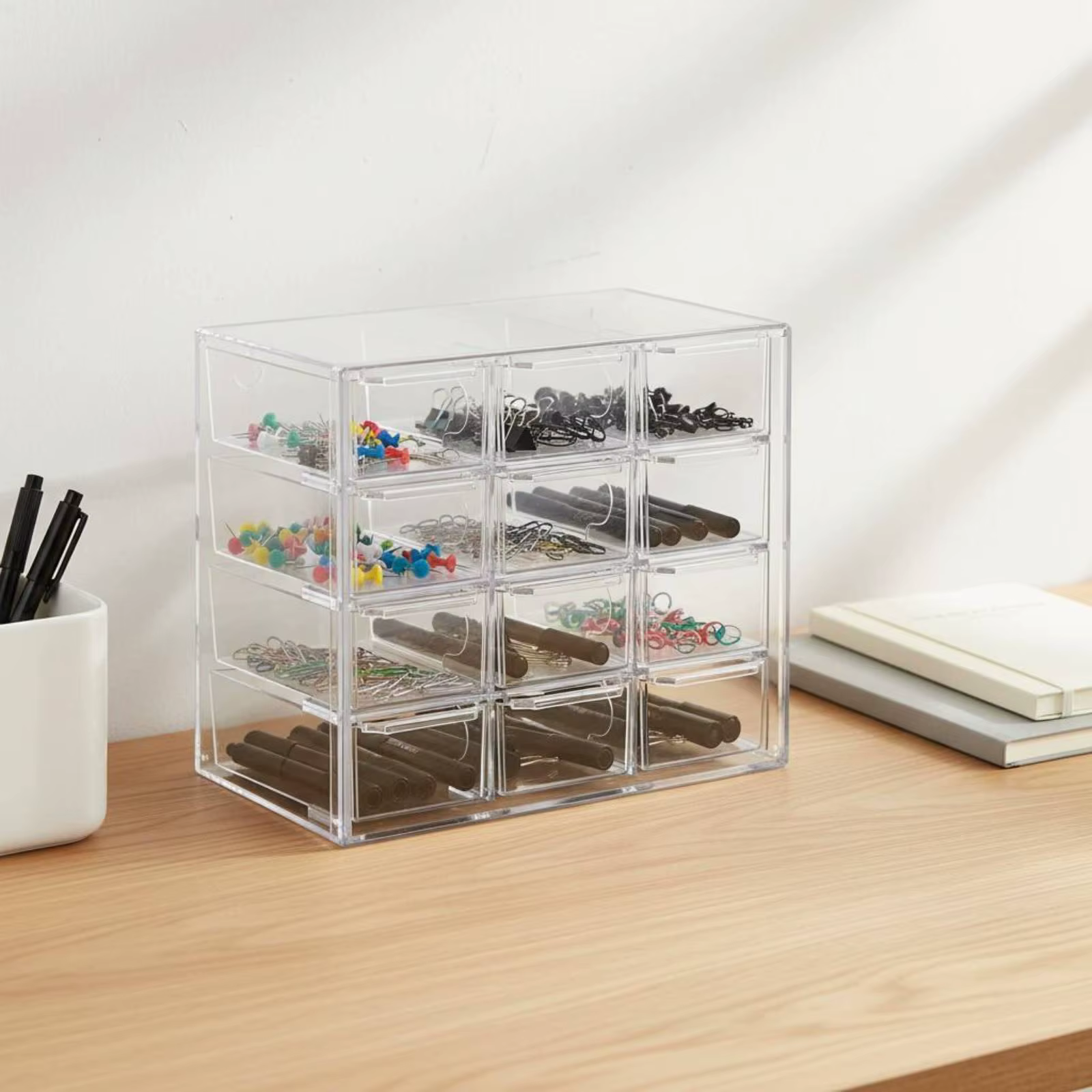 Organizador Acrílico para Suministros de Mascotas – Caja con Cajones y Compartimentos - imagen 5