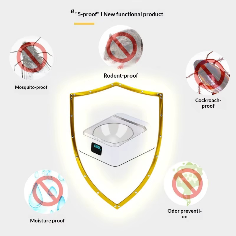 Comedero automático para gatos con tapa y sensor USB - imagen 3