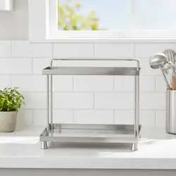 Organizador mesa acero inoxidable – Almacenamiento Multiuso Hogar y Cocina