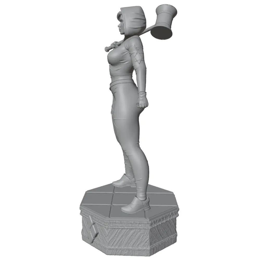 Miniatura de resina sin pintar – Chica con martillo, escala 1/24 - imagen 4