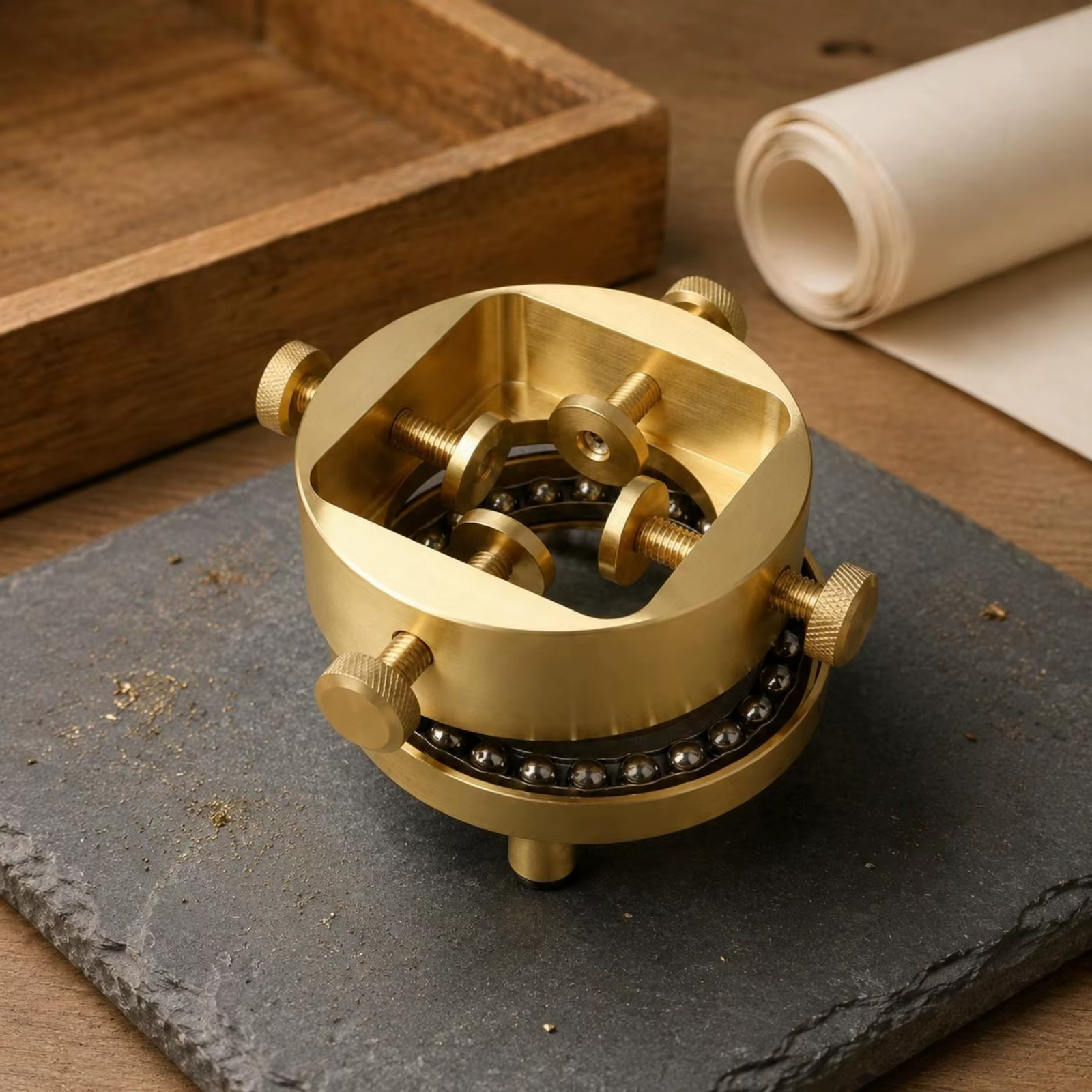 Soporte de fijación de cuatro ejes para grabado con piedra ajustable - imagen 3