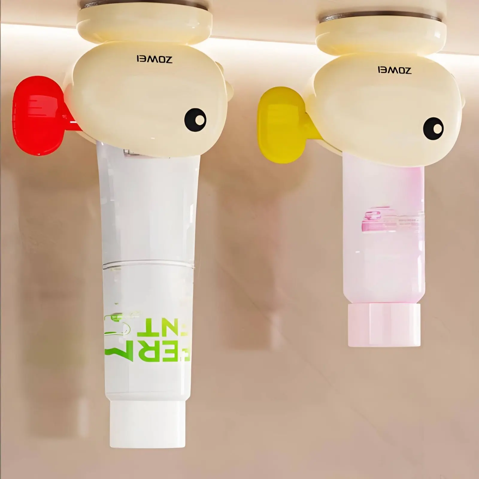 Soporte de pared para pasta dental con dispensador infantil - imagen 2