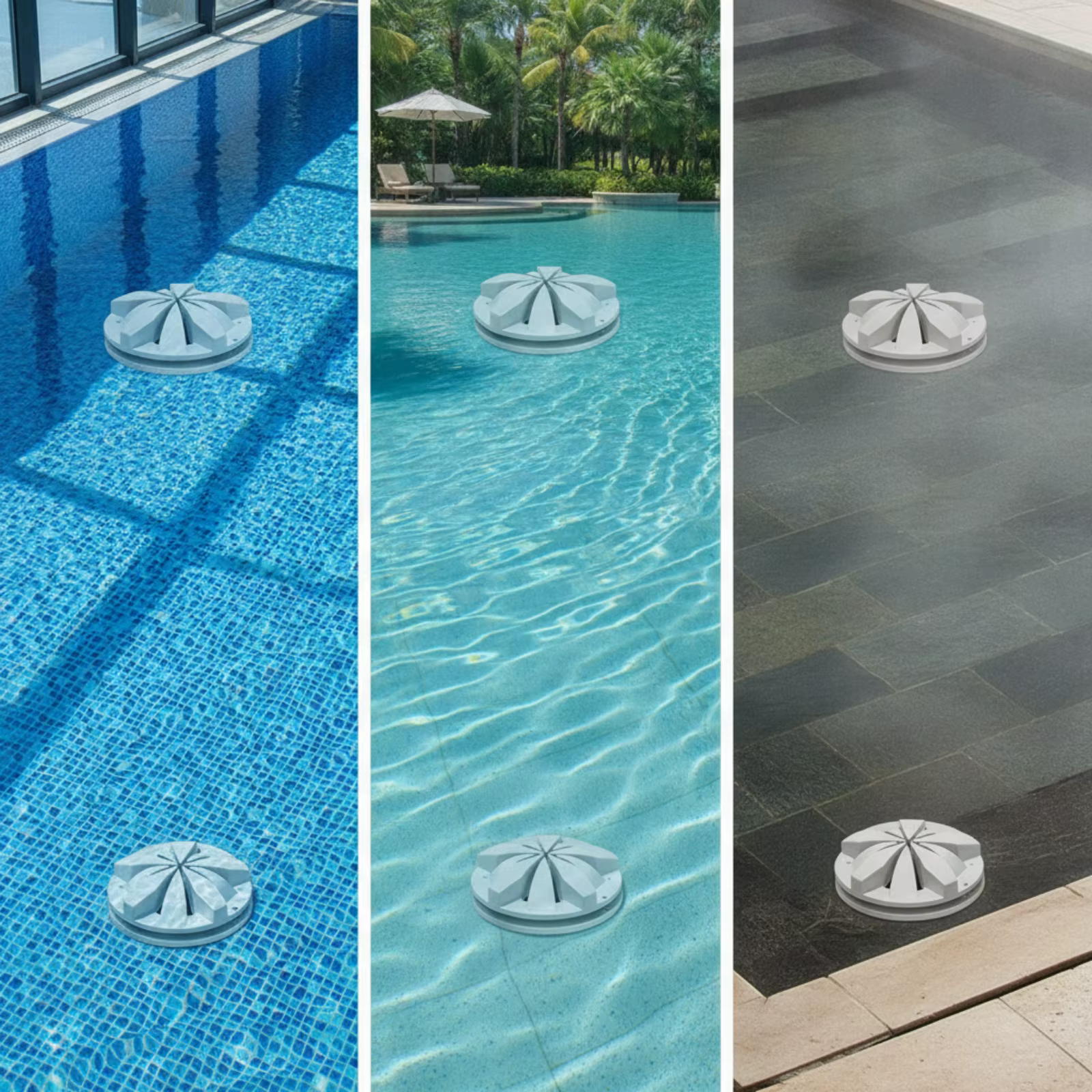 Tapa de desagüe antivórtice ABS para salida de piscina, accesorio - imagen 4