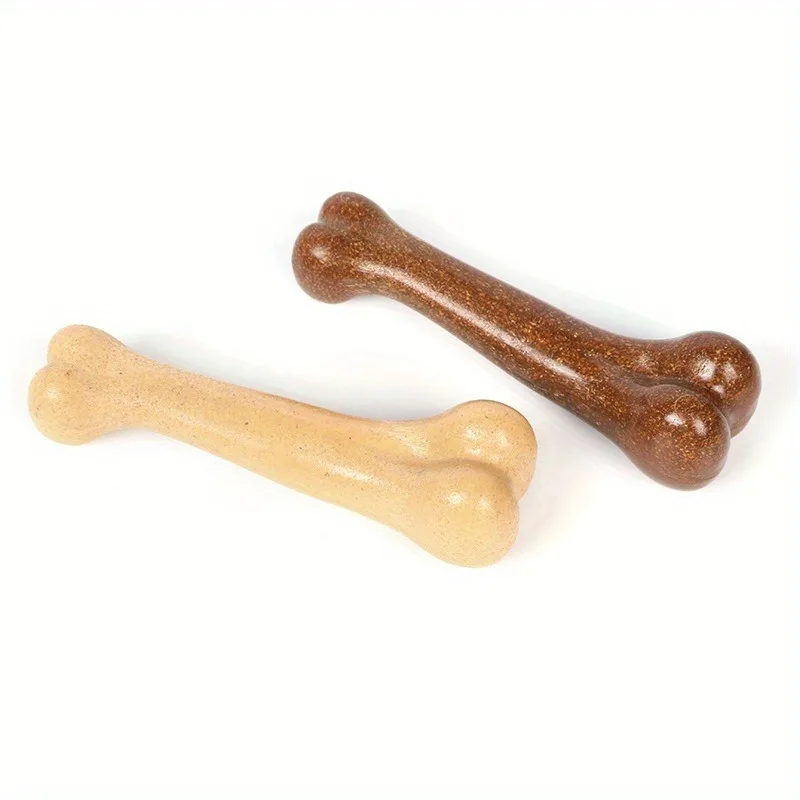 Juguete masticable en forma de hueso para perros