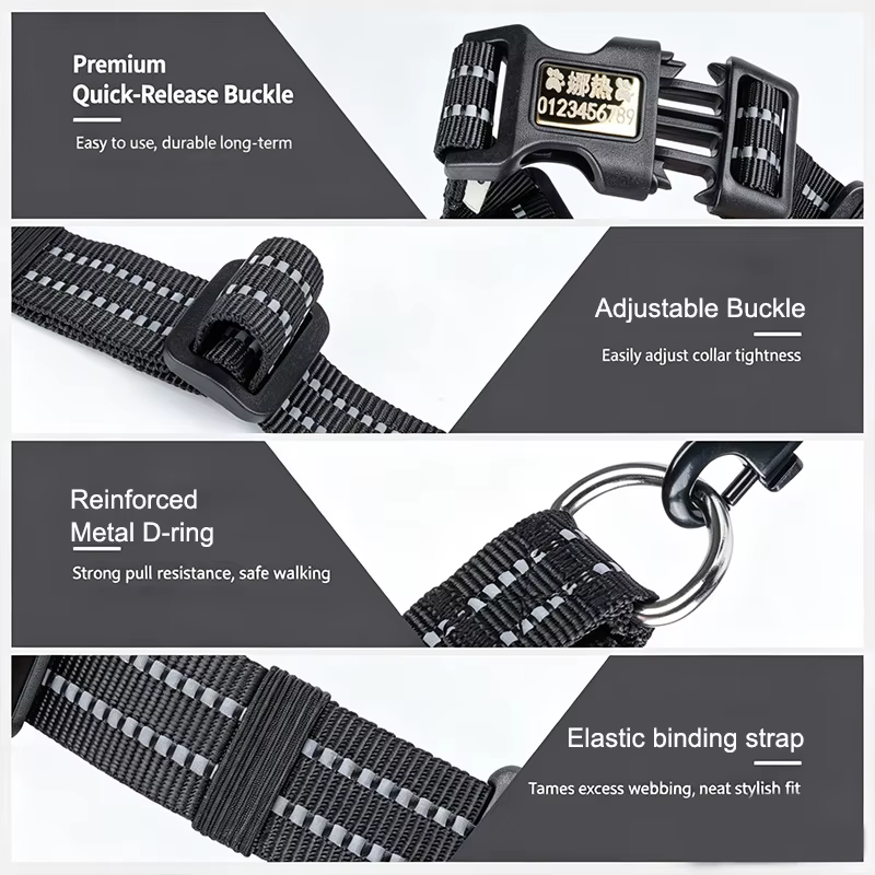 Collar de Perro para AirTag Personalizado, Impermeable, Reflectante y Ajustable - imagen 2