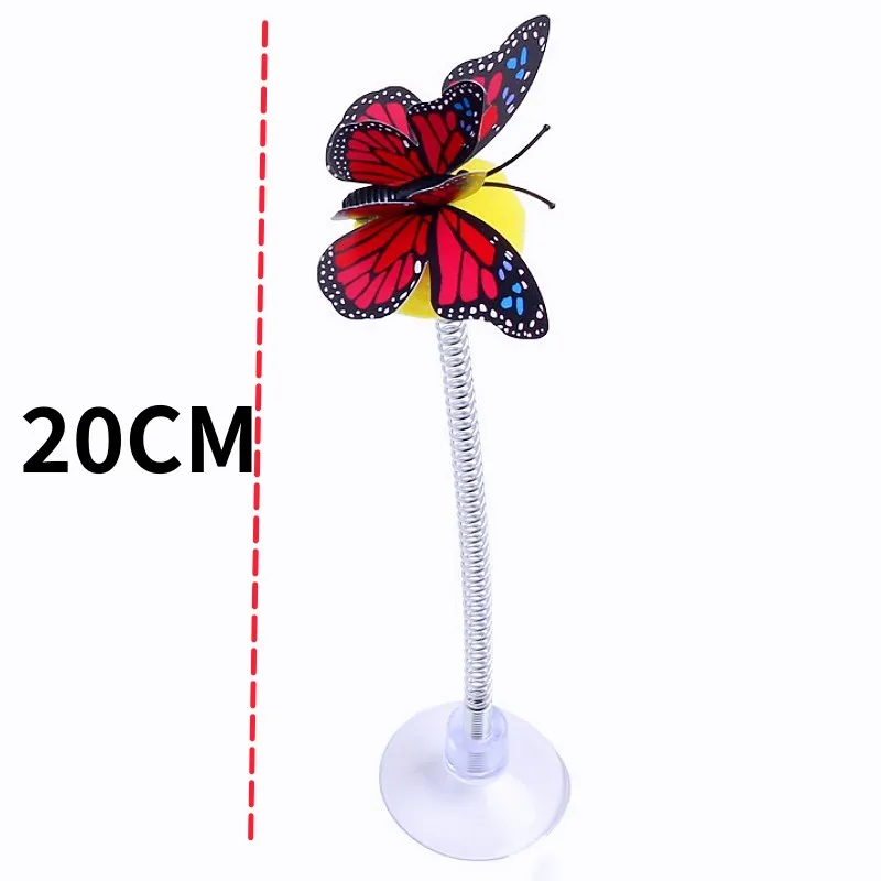 Mariposa ventosa con bola de lana