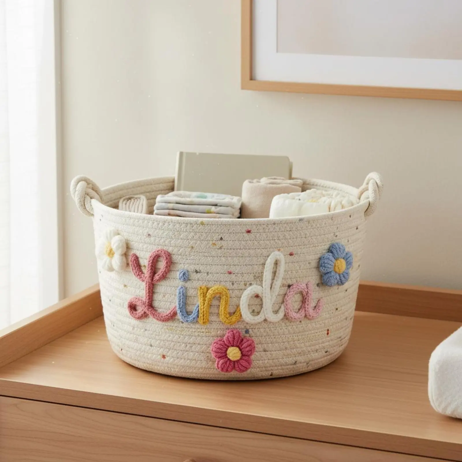 Contenedor bordado personalizado para juguetes de gato y perro - imagen 2