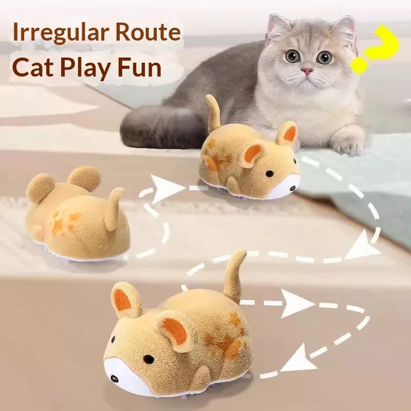 Juguete eléctrico para gatos tipo hamster: antiaburrimiento y juego - imagen 5