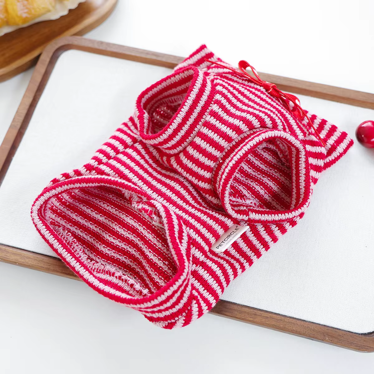 Sudadera capucha a rayas para perros pequeños – Chihuahua y Yorkshire
