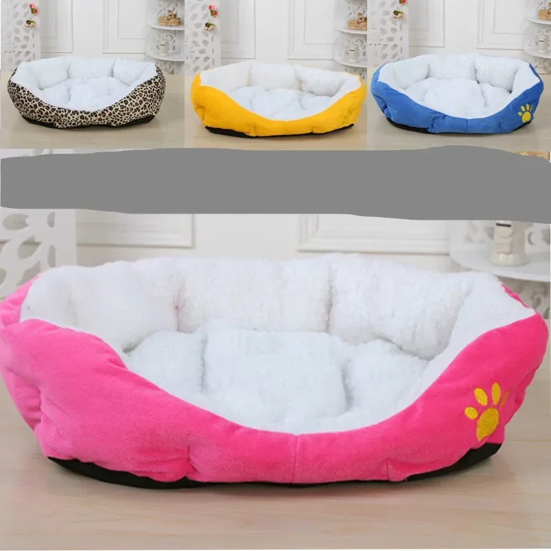 Cama leopardo para perros pequeños