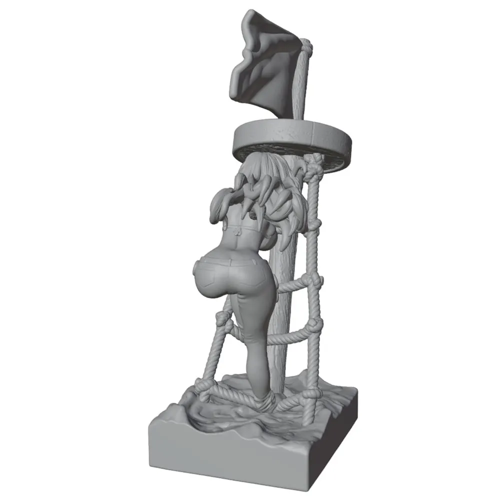 Base y detalles inferiores de la figura