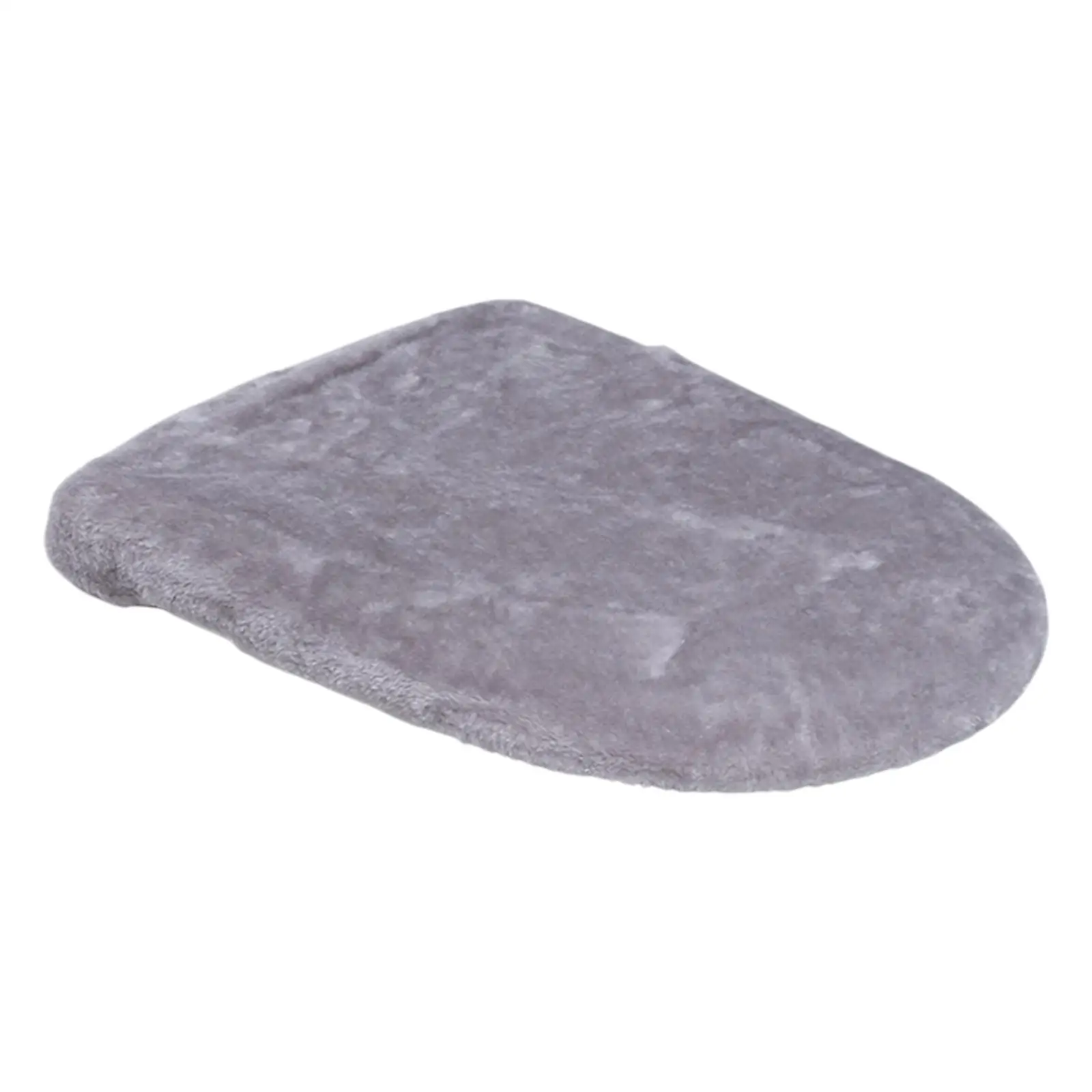 Funda de terciopelo para inodoro - detalle del material suave
