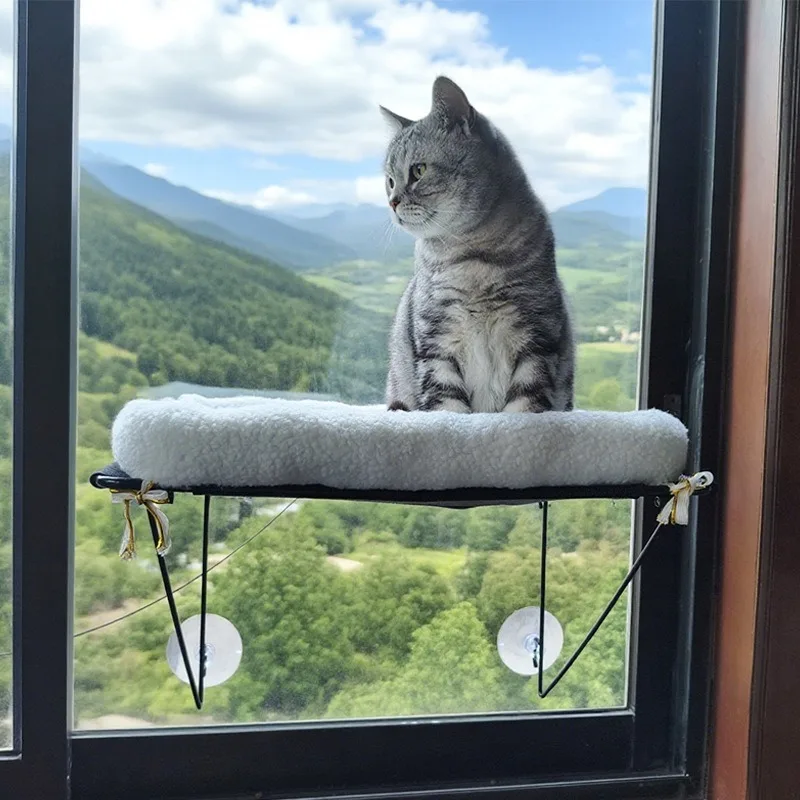 Hamaca montada en ventana