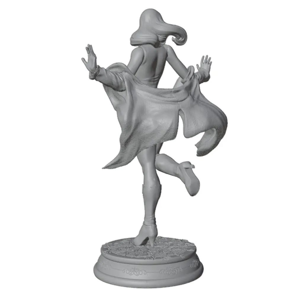 Kit figurina resina 1/24 75 mm niña bailando sin pintar - imagen 3