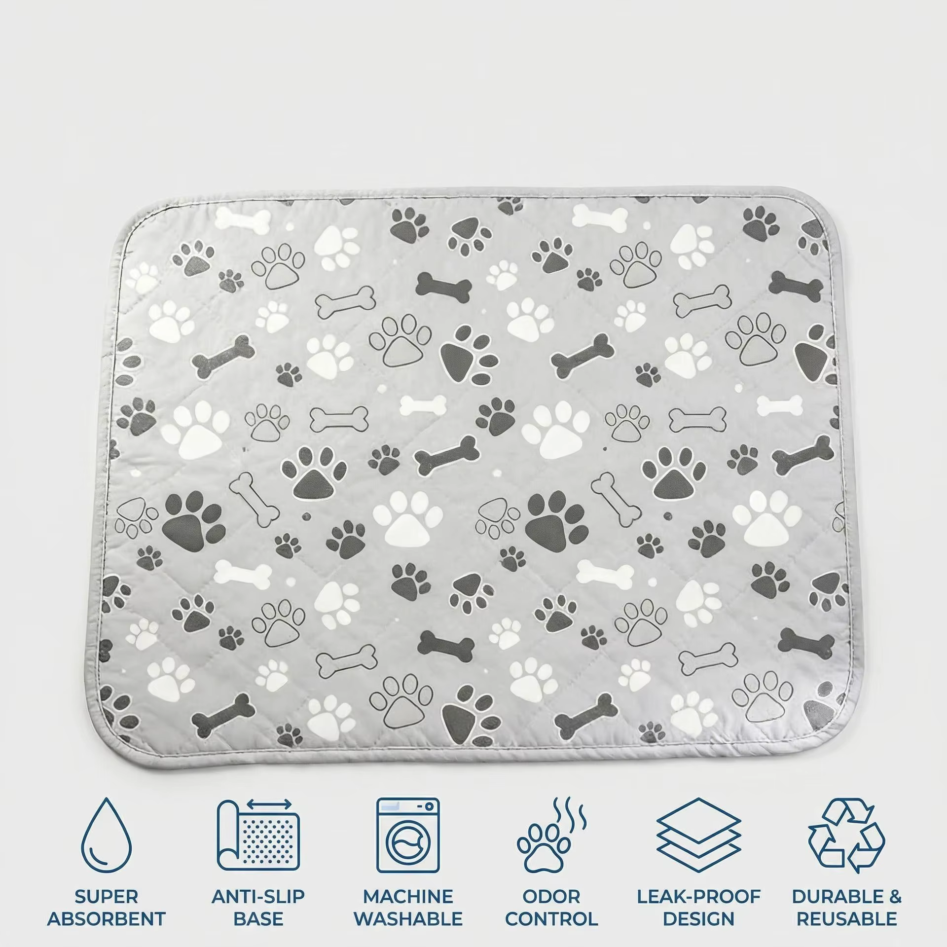 Alfombrilla lavable para entrenamiento de perros antideslizante - imagen 3