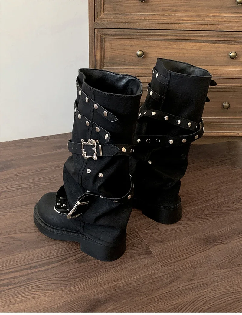 Look completo con botas