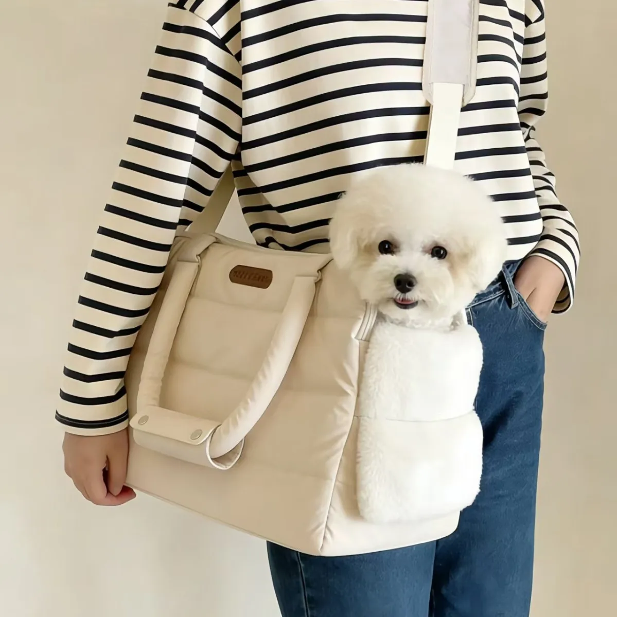 Transportín mochila 2 en 1 para gatos y perros pequeños