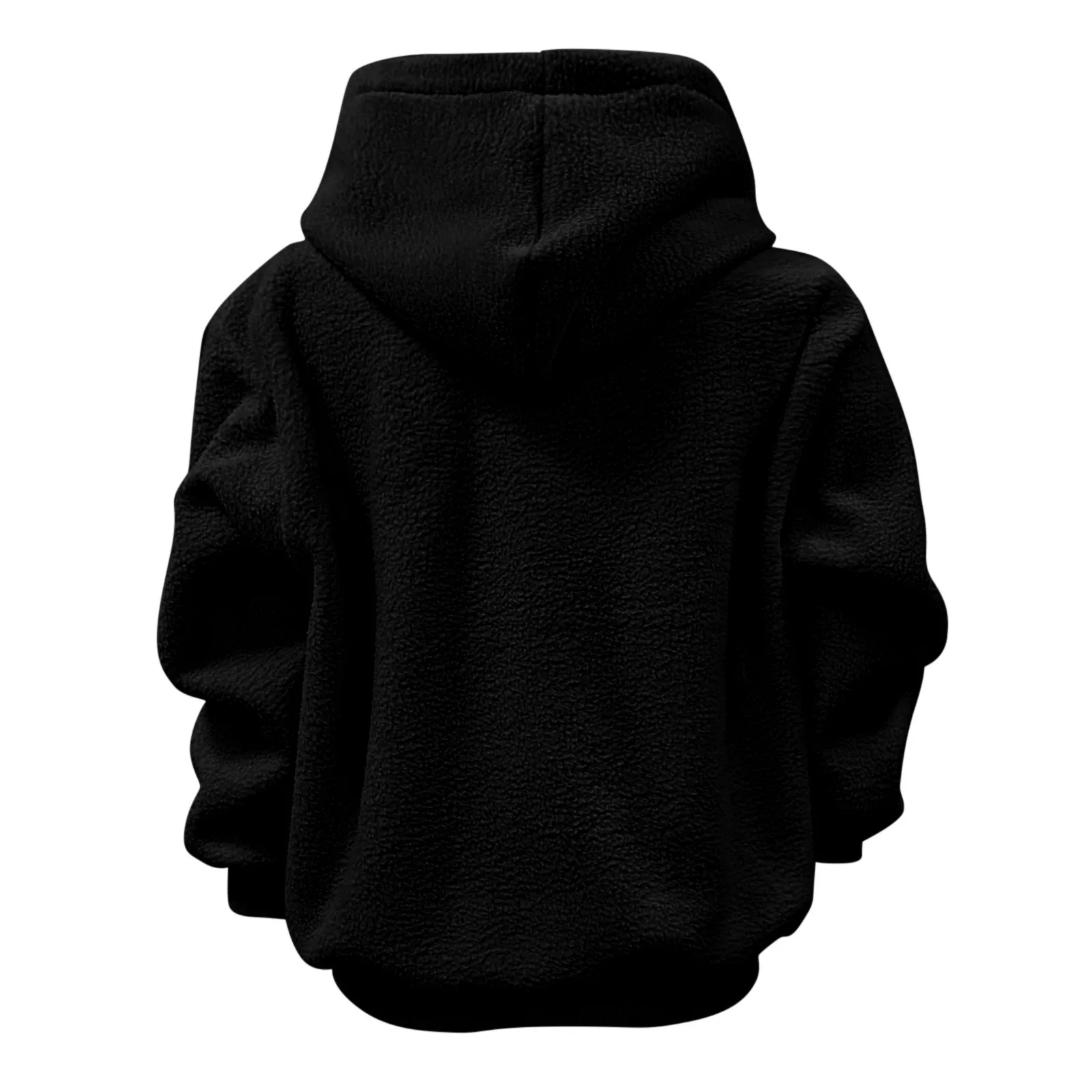 Vista de la sudadera holgada con capucha