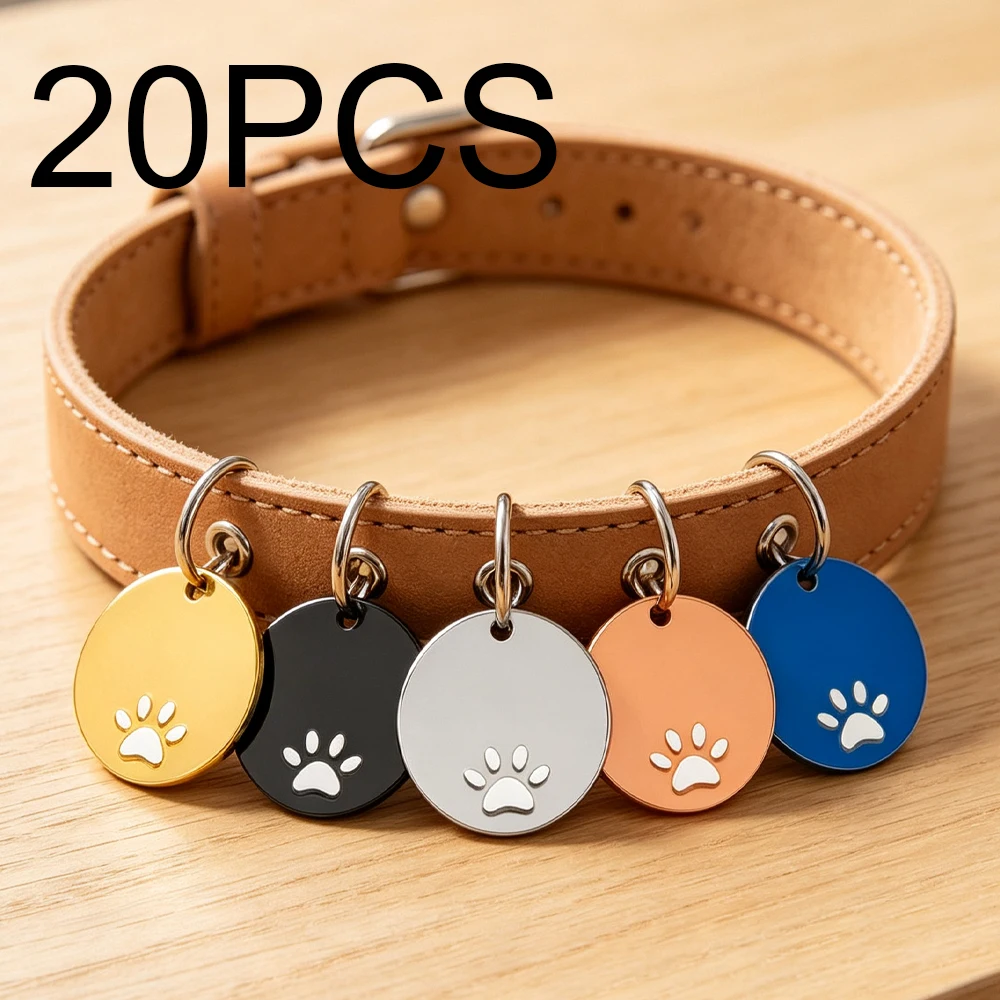 Placas de identificación con nombre antipérdida para perros y gatos - imagen 5