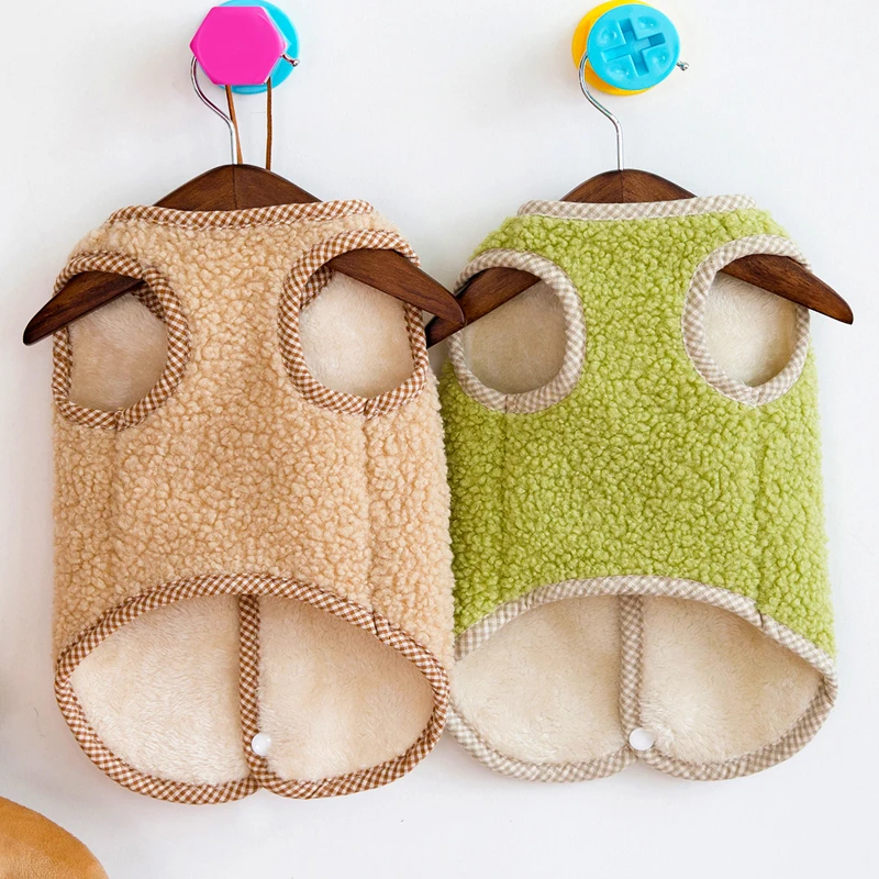 Chaleco marrón para perro