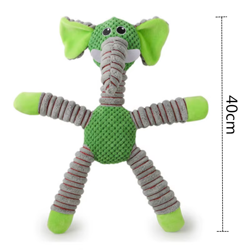 Detalle del peluche OUZEY resistente a mordidas
