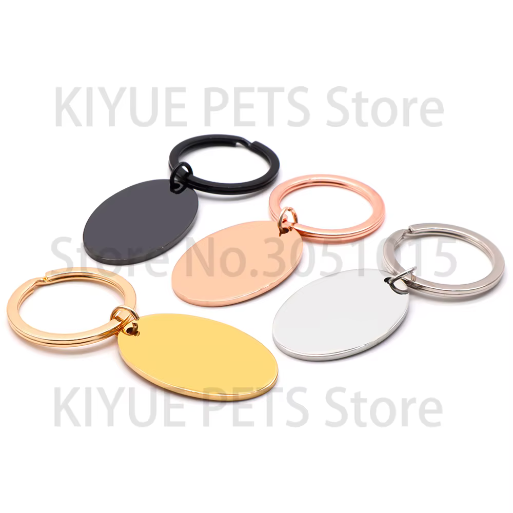 Placa de identificación para gatos y perros de acero inoxidable - imagen 5