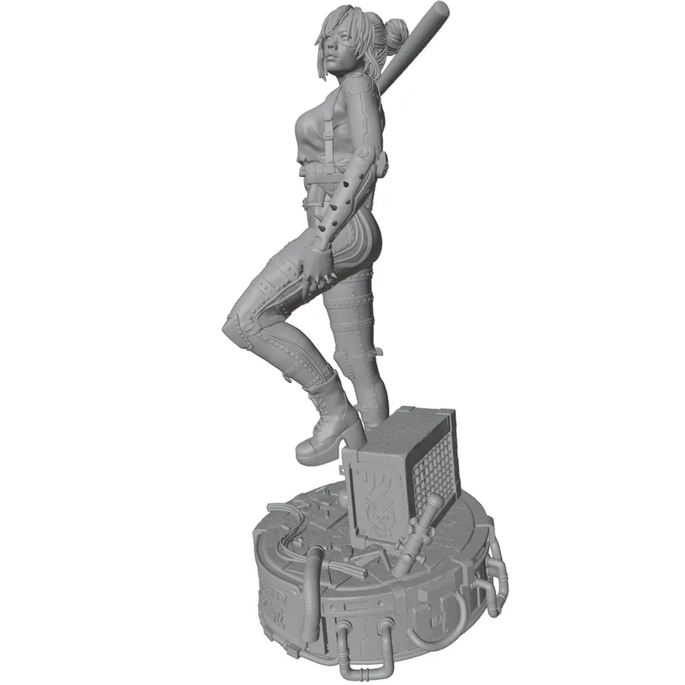 Figura resina anime escala 1/24 – Kit GK modelo DIY sin ensamblar ni pintar