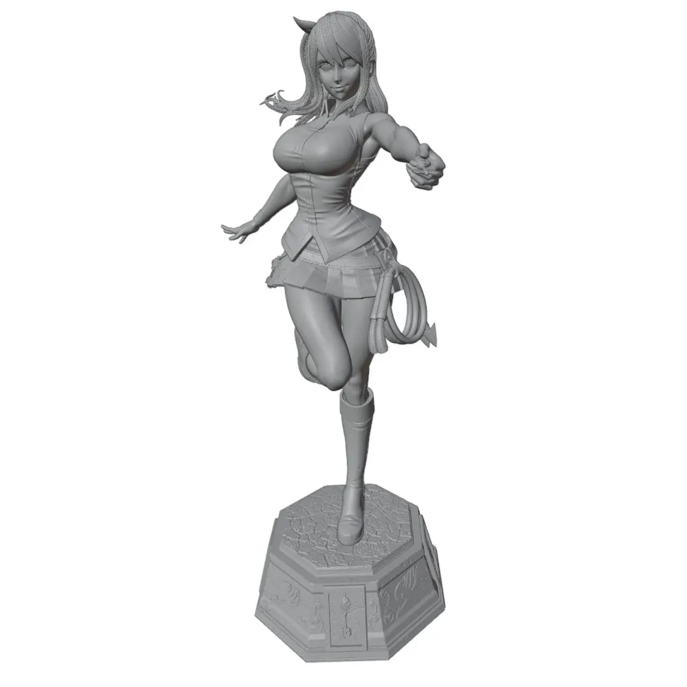 Figura de mujer en resina para modelismo, sin pintar - imagen 3