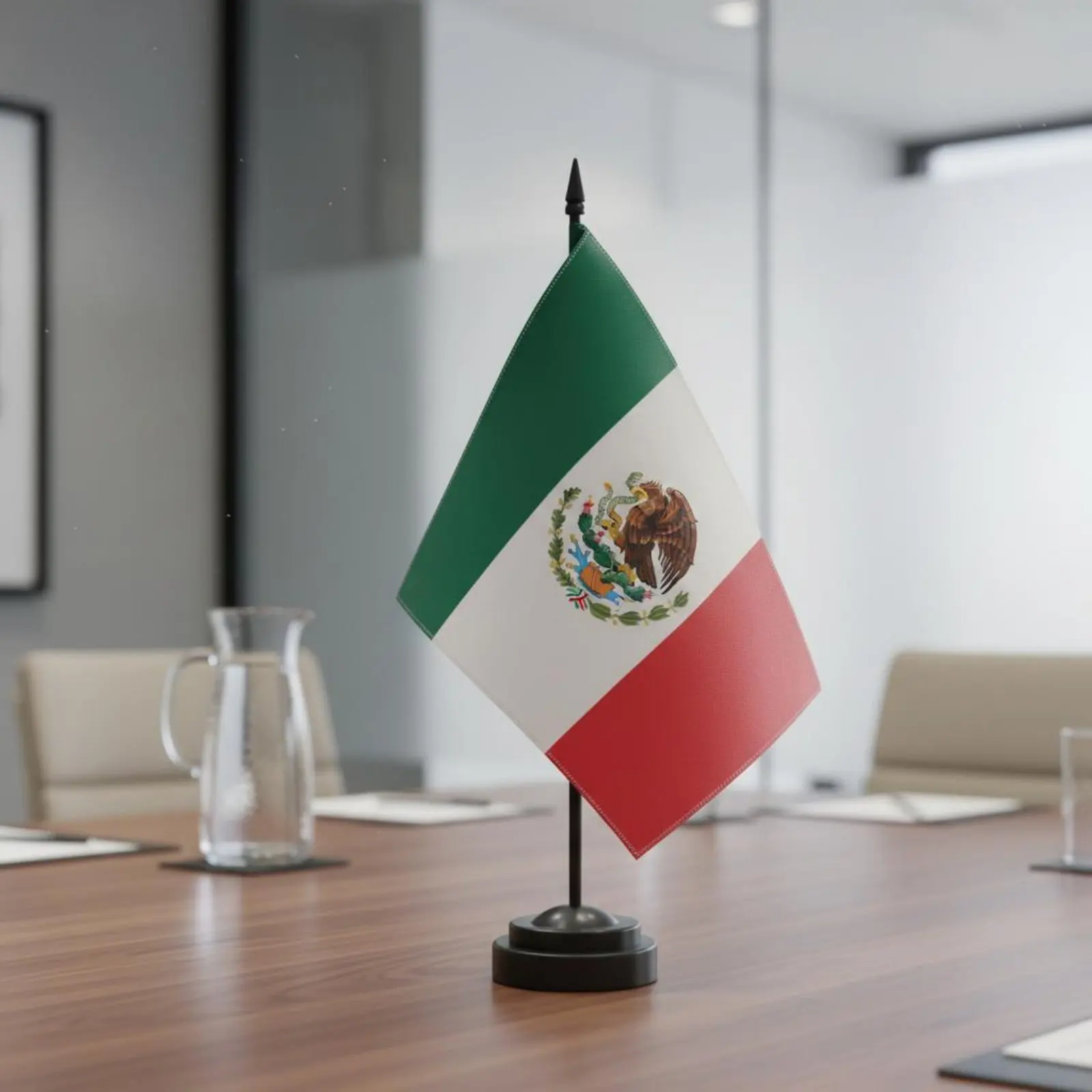 Bandera de escritorio con soporte para gatos y perros – Decoración - imagen 2