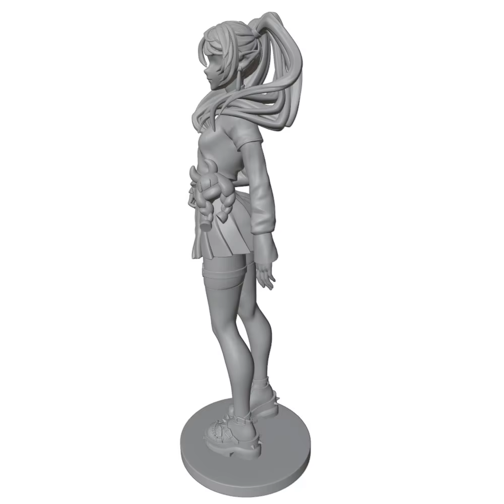 Miniatura figura decorativa de resina gris para gatos y perros - imagen 5