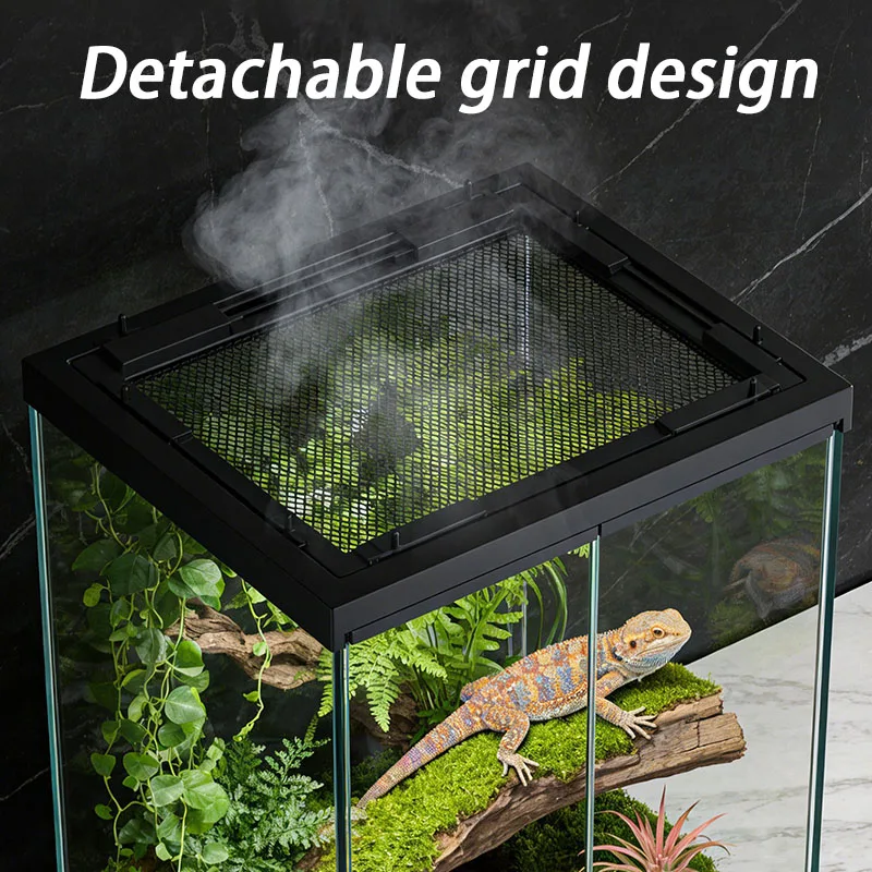 Terrario cristal para lagartos y tortugas – Hábitat transparente - imagen 3